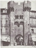 Carte postale ancienne : la porte Saunerie à Manosque